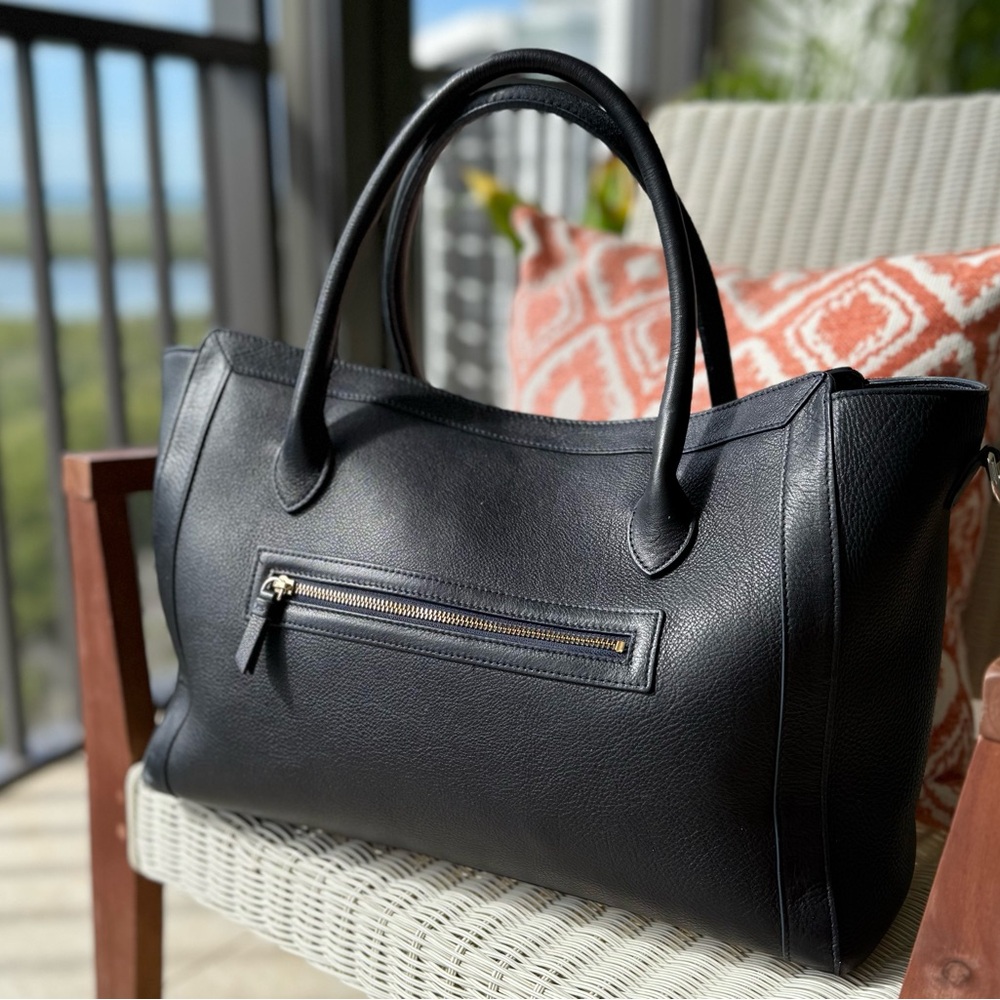 Mark & Graham Elisabetta Slouch 100% Leather Shoulder Tote Handbag Purse
